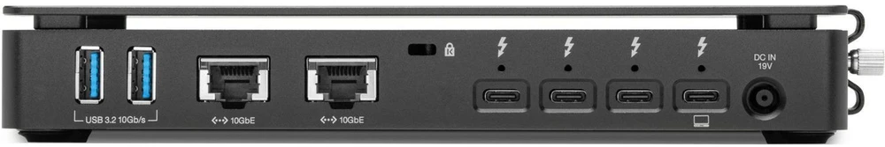 Owc Thunderbolt 5 dviejų tinklų dokstacija OWCTB5DK11PD210G, 3x RJ-45, 3x USB-A 3.2 Gen 2 10 Gbit/s, 1x USB-C 3.2 Gen 2 10 Gbit/s