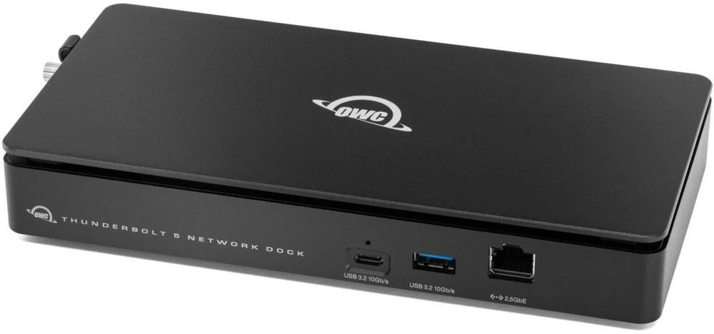 Owc Thunderbolt 5 dviejų tinklų dokstacija OWCTB5DK11PD210G, 3x RJ-45, 3x USB-A 3.2 Gen 2 10 Gbit/s, 1x USB-C 3.2 Gen 2 10 Gbit/s