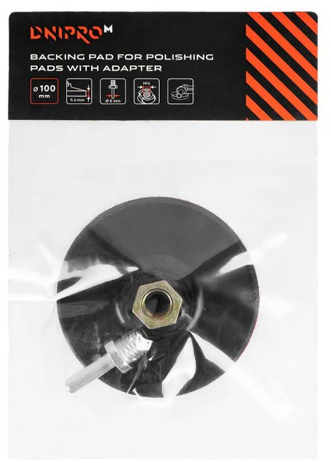 Pagrindas poliravimo diskams su velcro, Ø100mm M14 / DNIPRO-M