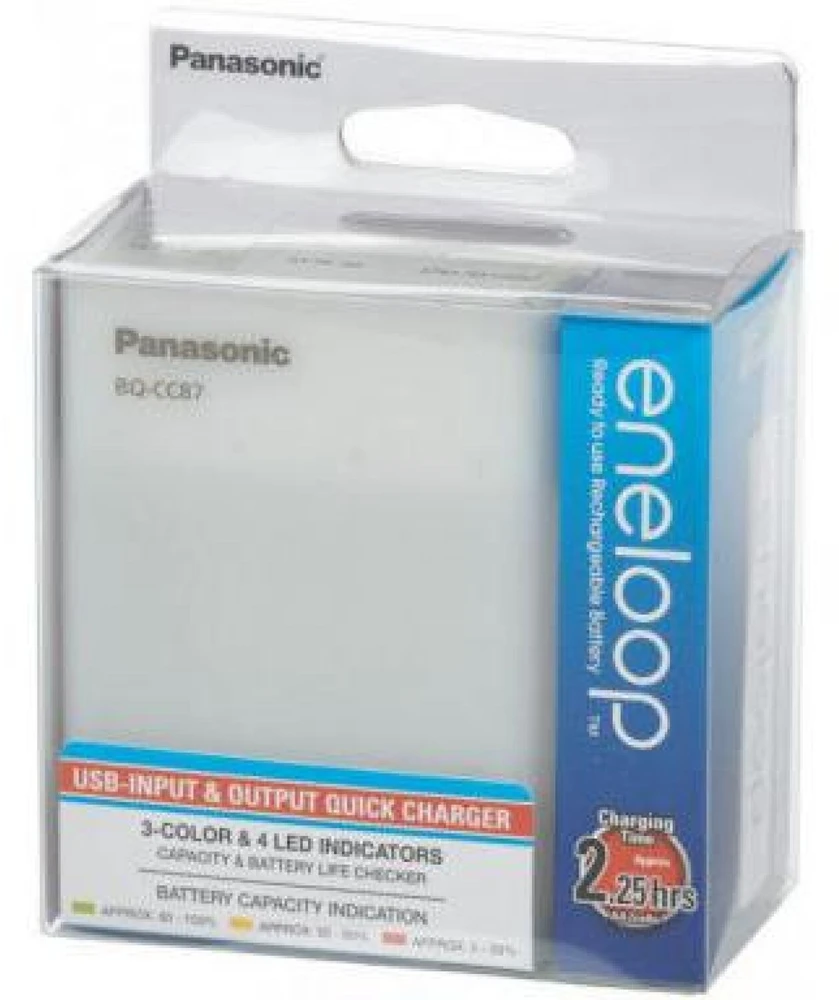 Kroviklis Panasonic ENELOOP BQ-CC87USB Powerbank, 2,25 val BOOM