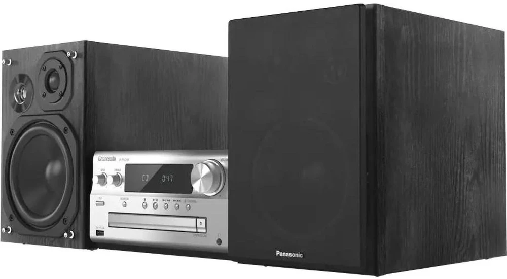 Muzikinis centras Panasonic SC-PMX94EG-S (Bluetooth, Radio, CD) sidabrinis