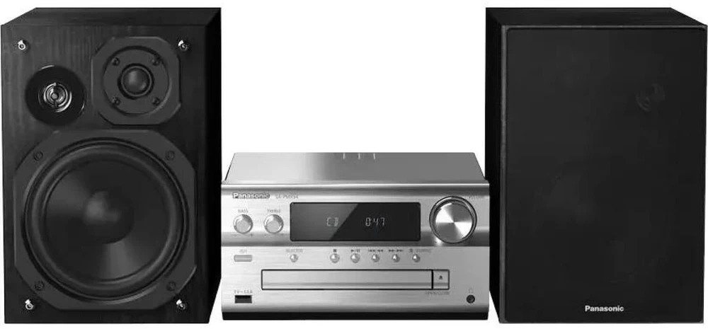 Muzikinis centras Panasonic SC-PMX94EG-S (Bluetooth, Radio, CD) sidabrinis