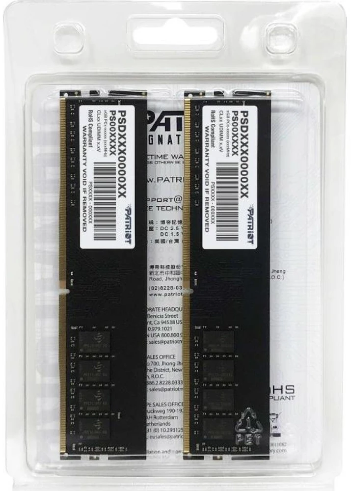 RAM Patriot Parašas, DDR4, 16 GB, 3200MHz, CL22 (PSD416G3200K)