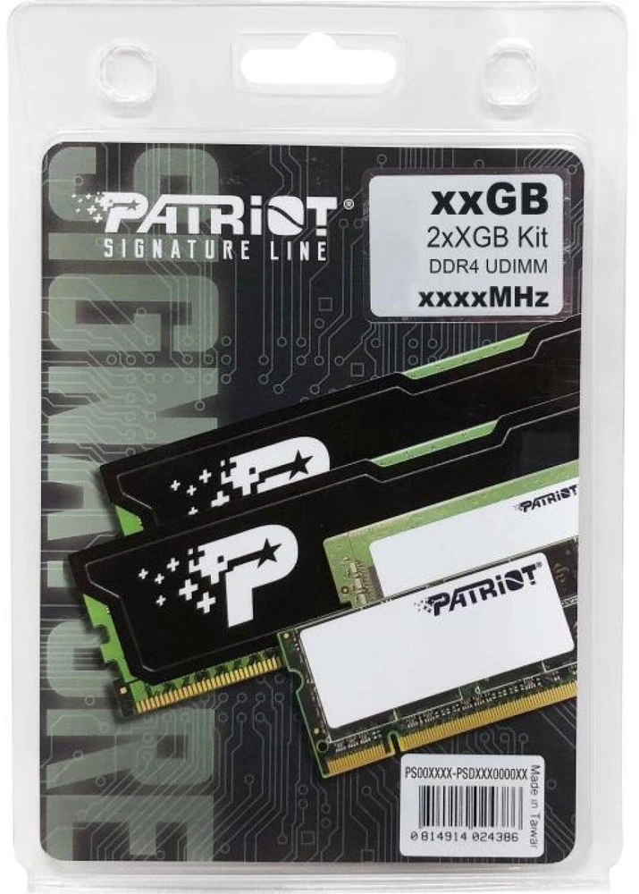 RAM Patriot Parašas, DDR4, 16 GB, 3200MHz, CL22 (PSD416G3200K)