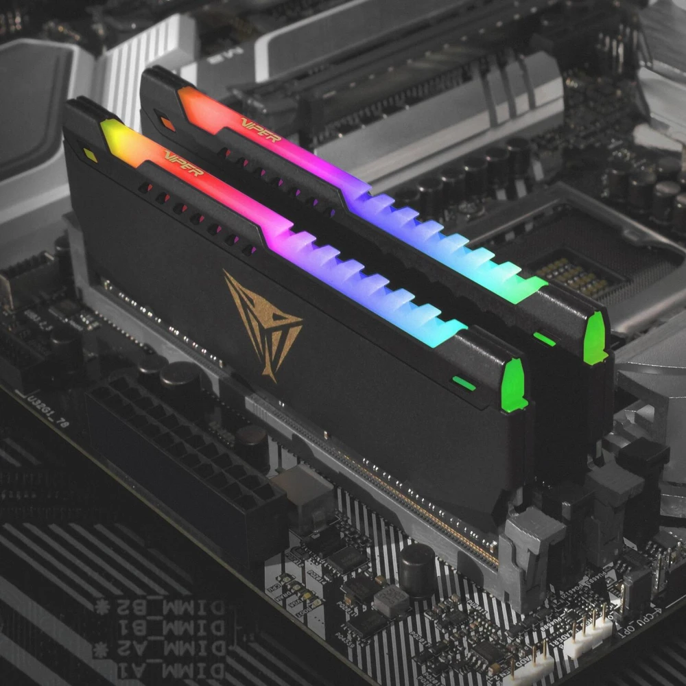 RAM Atmintis Patriot Viper Steel RGB, DDR4, 32 GB, 3600MHz, CL20 (PVSR432G360C0)