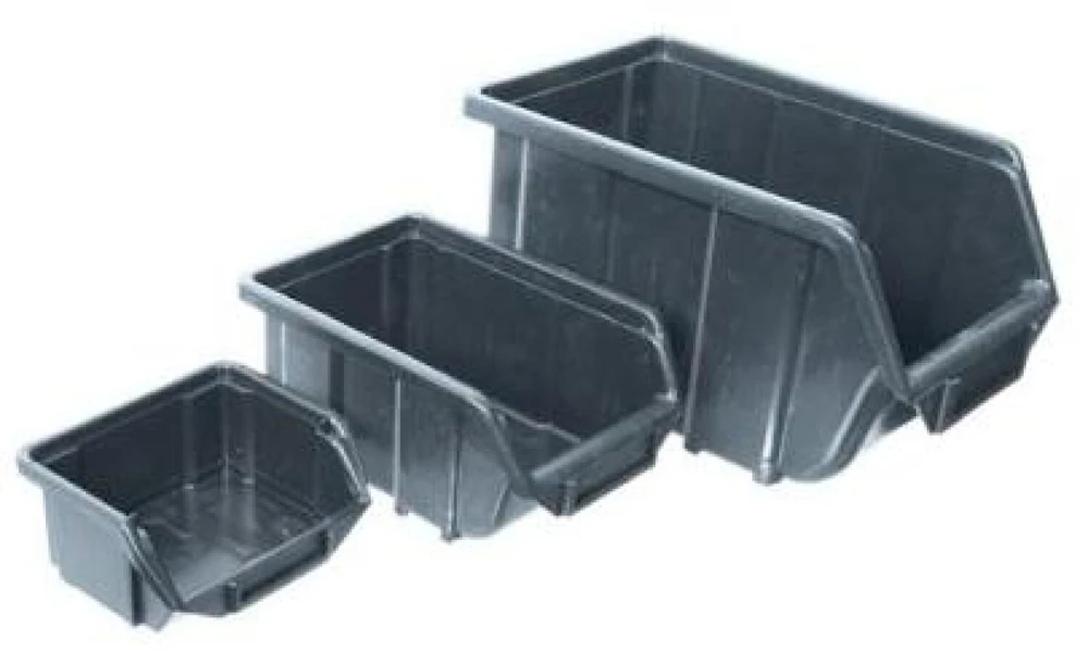 Dėžė Patrol EKO iš PVC | didelė, pilka, (36 x 22,5 x 16,5 cm)