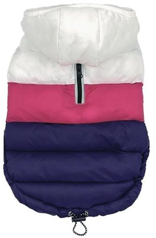 PCHEŁKA Rocco Baltas-Rožinė-Violetinė - dog clothing - size XS