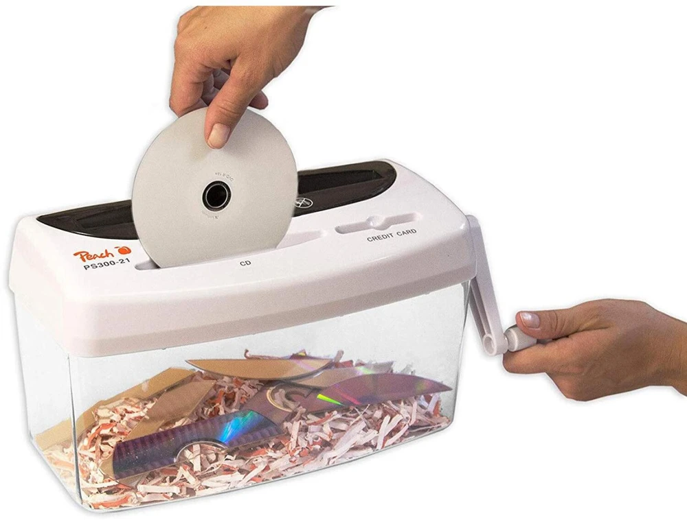 Peach Cross Cut Shredder PS300-21