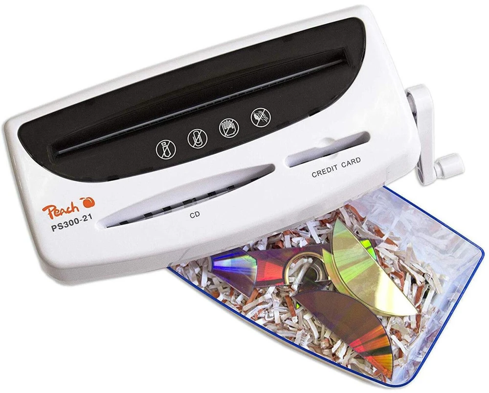 Peach Cross Cut Shredder PS300-21