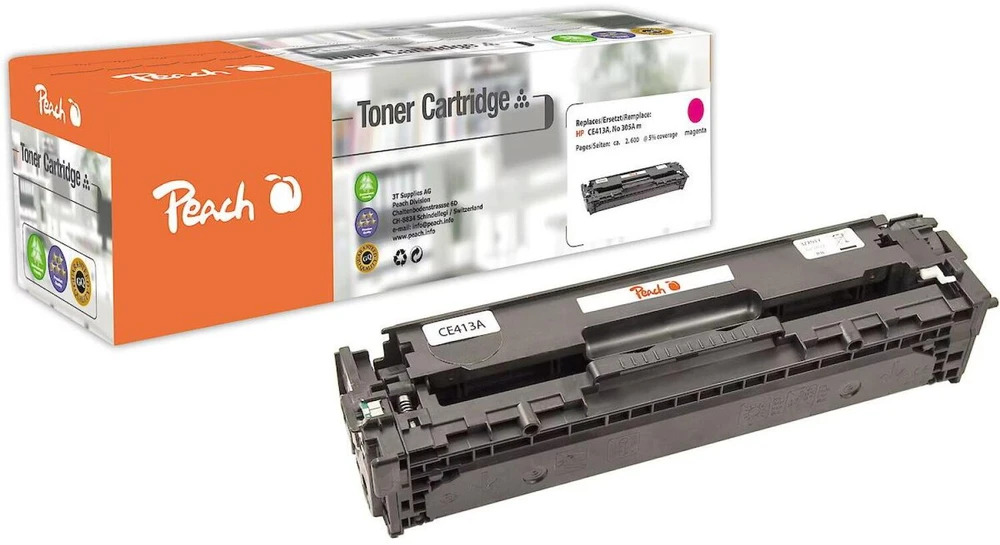 Peach Toneris magenta 110823 - compatible zu HP No. 305A, CE413A