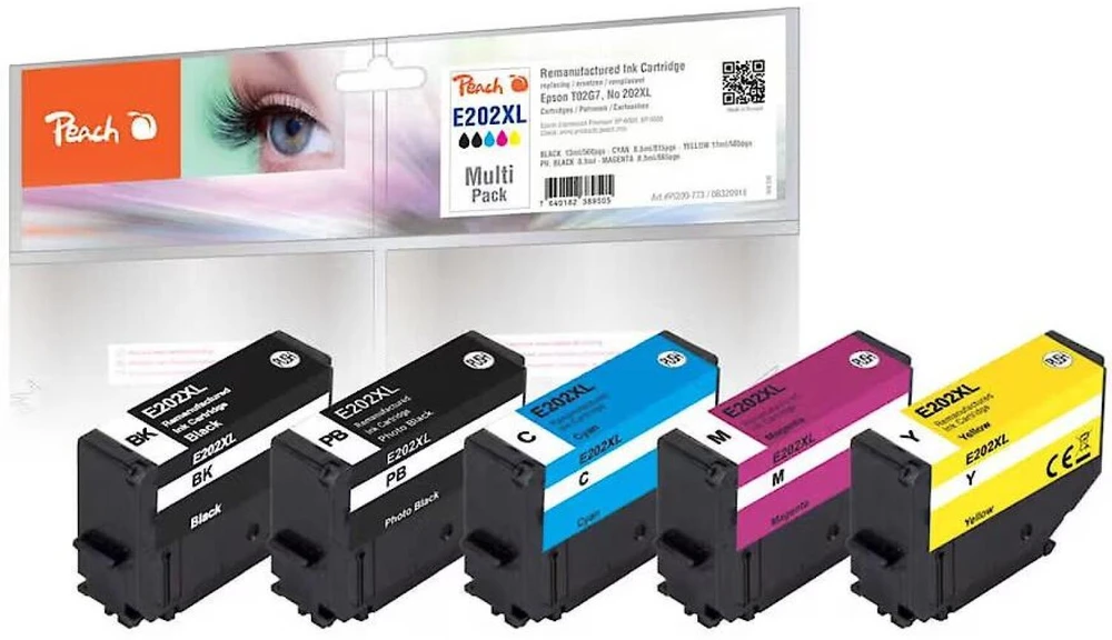 Peach Tinte Spar Pack PI200-773 (kompatibel zu Epson 202XL)