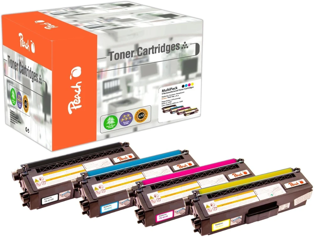 Peach PT793 tonerio kasetė Compatible Juoda, Žydras, Rausvai raudona, Geltona Sudėtinė pakuotė 4 vnt