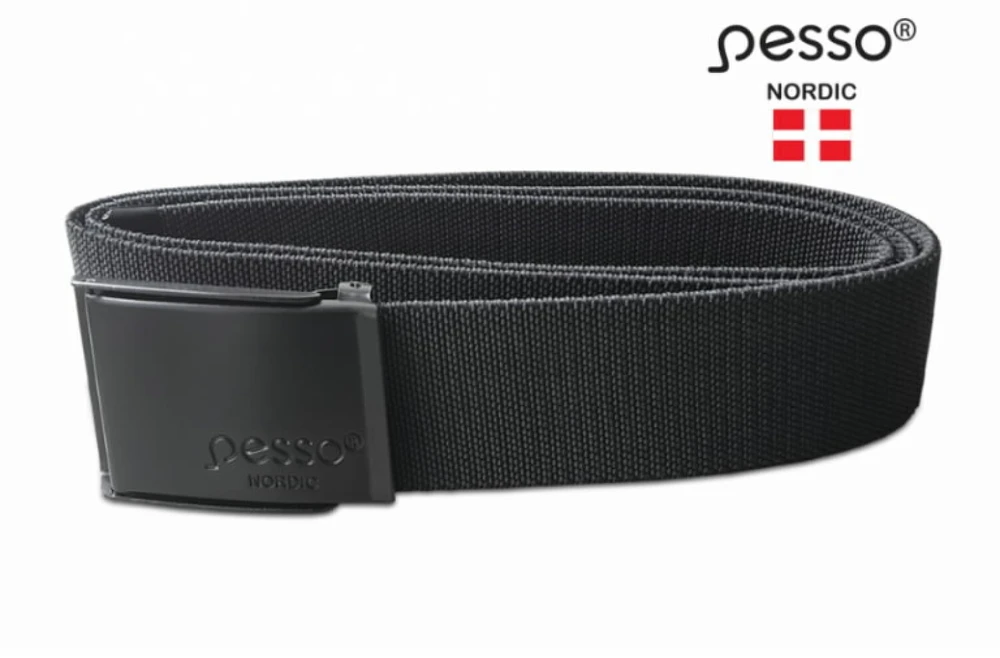 Diržas Pesso, 120 cm, juoda spalva.