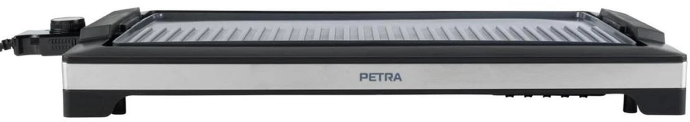 Skrudintuvas Elektrinis grilis su lygiu ir grilio paviršiumi Petra PT6244VDE