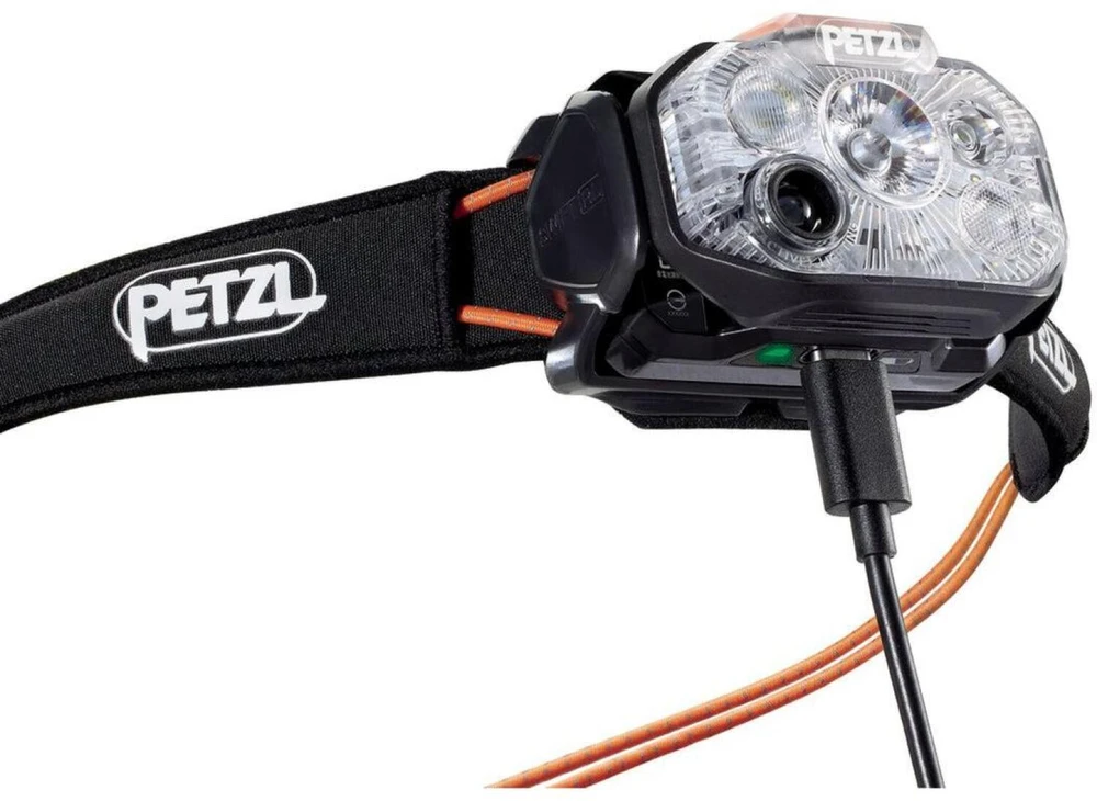 Oranžinis Petzl E095BC00 Headlamp SWIFT? RL juodas/oranžinis