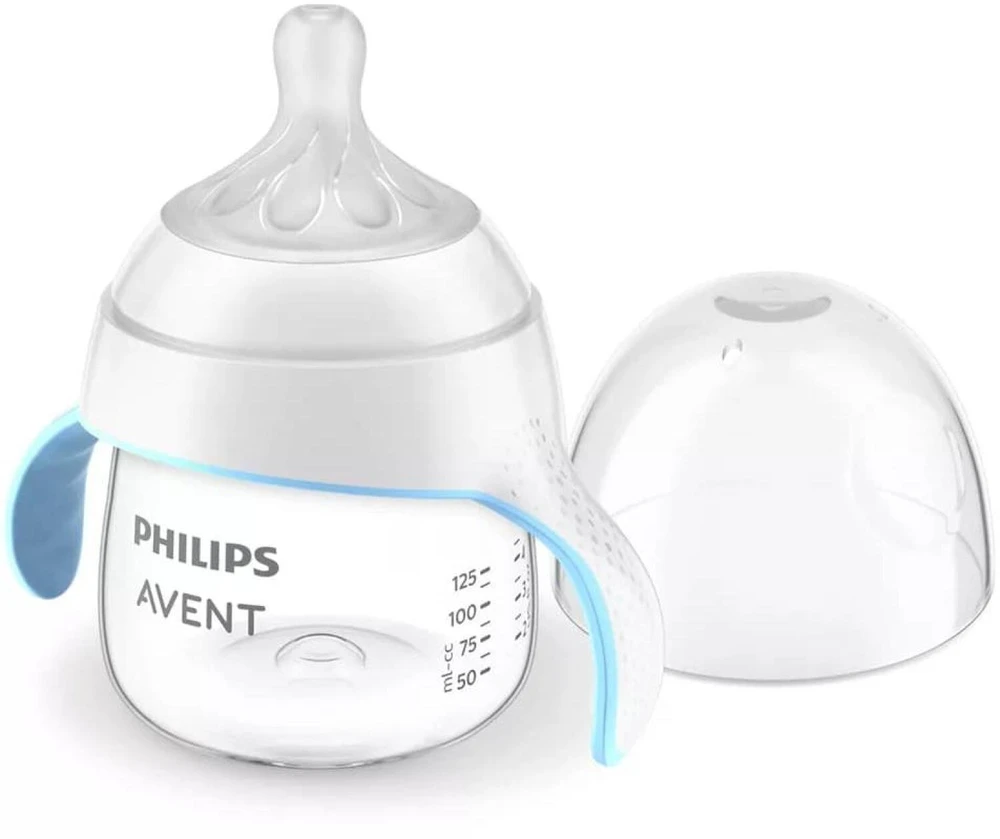 Philips AVENT SCF263/61 Treniruočių puodelis su reaguojančiu žinduku natūralus 125 ml 6+