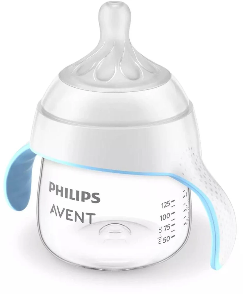 Philips AVENT SCF263/61 Treniruočių puodelis su reaguojančiu žinduku natūralus 125 ml 6+