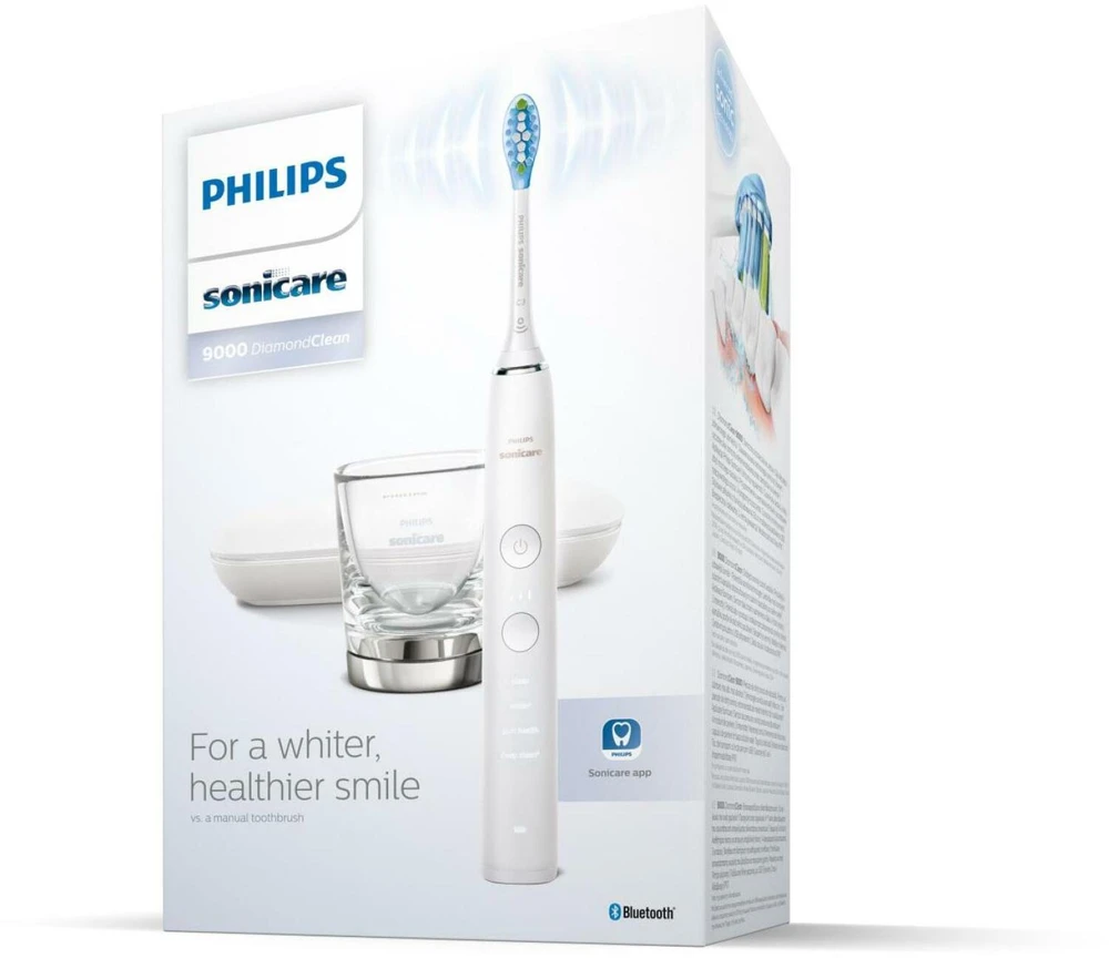 Philips DiamondClean 9000 „Sonic“, elektrinis dantų šepetėlis su programa HX9911/27