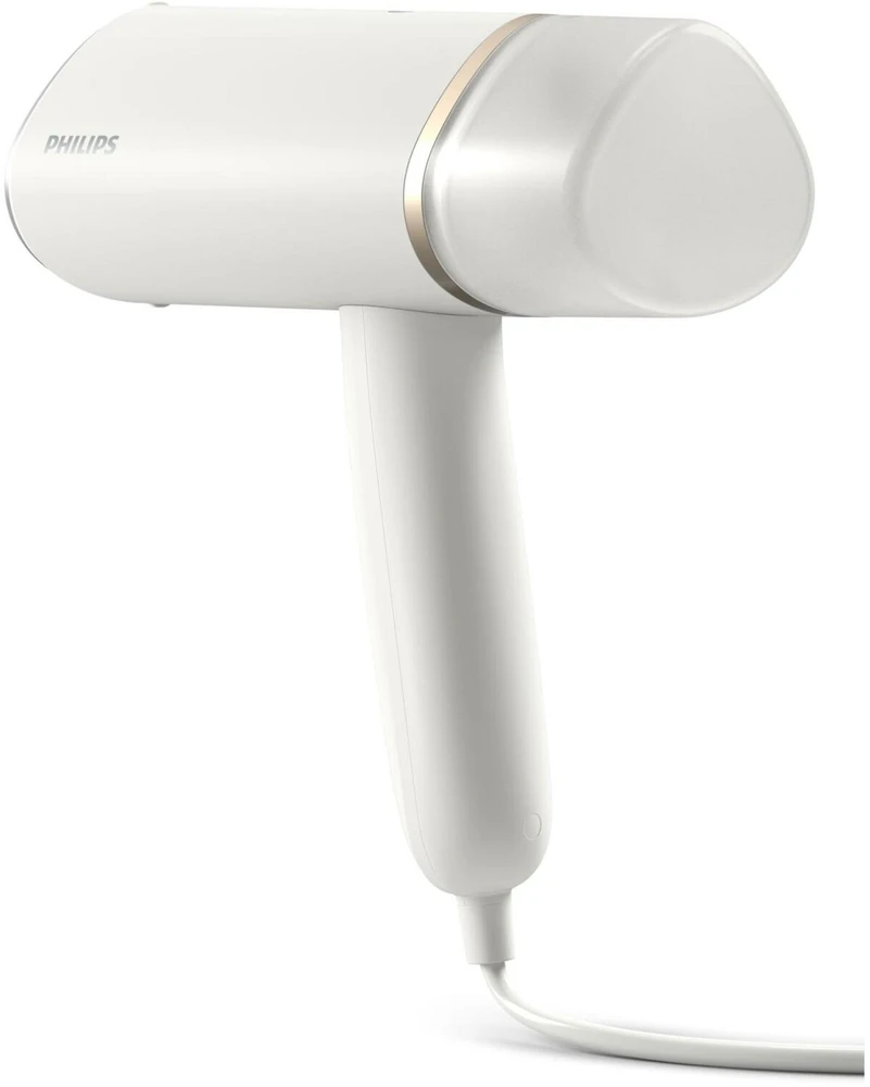 Philips 3000 serijos rankinis garintuvas STH3020/10 Kompaktiškas ir sulankstomas Paruoštas naudoti per ~30 sekundžių 1000W, iki 20g/min. Nereikia lyginimo lentos