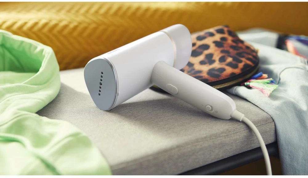 Philips 3000 serijos rankinis garintuvas STH3020/10 Kompaktiškas ir sulankstomas Paruoštas naudoti per ~30 sekundžių 1000W, iki 20g/min. Nereikia lyginimo lentos