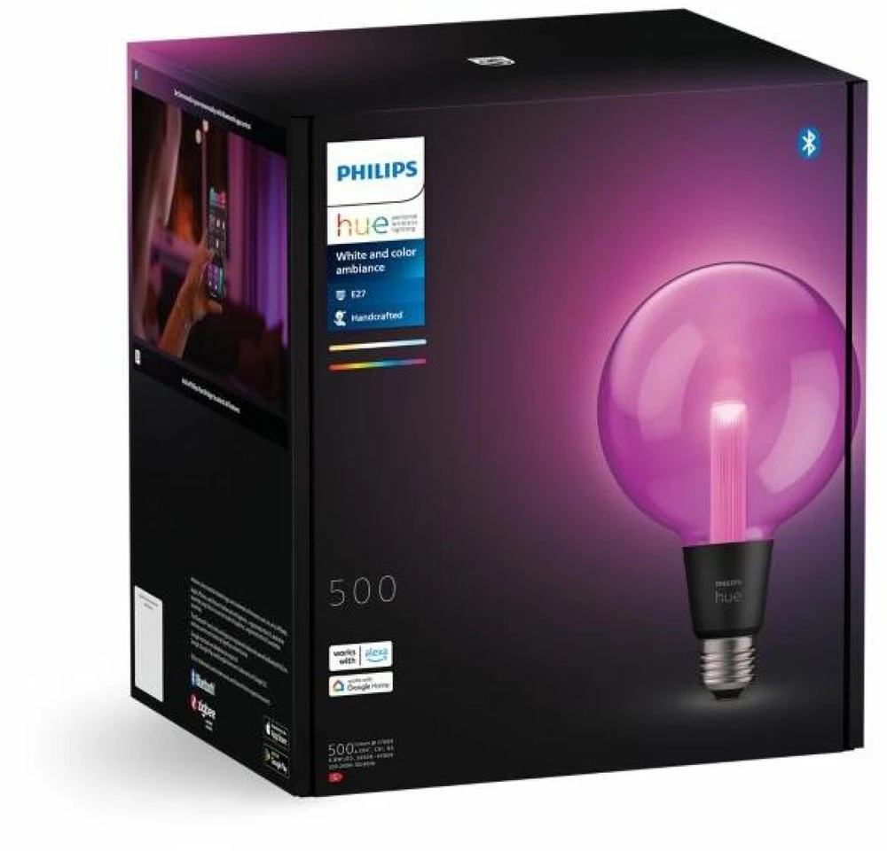 Philips Hue WCA Lightguide G125 | E27 | 6,8 W | Baltas ir spalvota šviesa