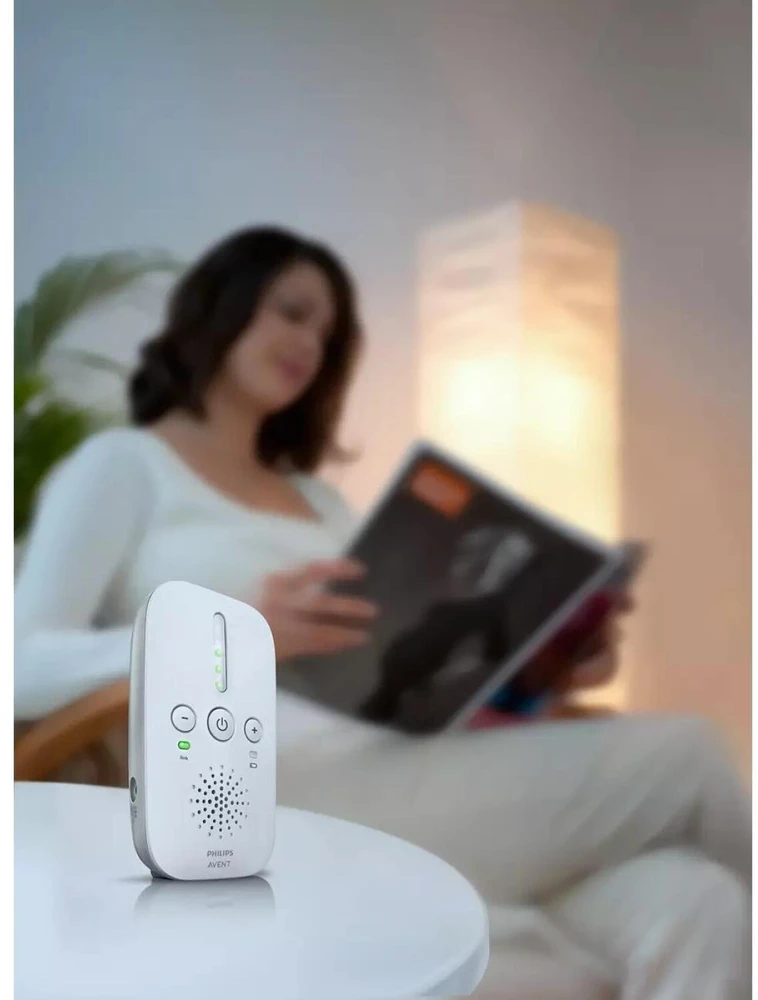 Philips AVENT Audio Monitors SCD502/26 kūdikio garso jutiklis DECT mobili auklė 120 kanalai Balta