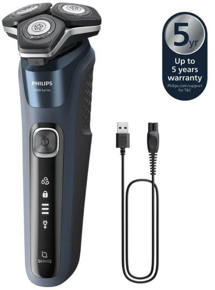 Philips Series 5000 drėgno ir sauso skutimo elektrinė barzdaskutė S5885/35