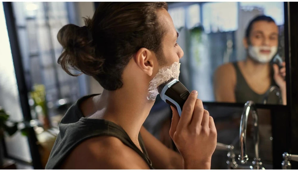 Barzdaskutė Philips X3063/00 men's shaver Rotation shaver Trimmer Juodas, Mėlyna
