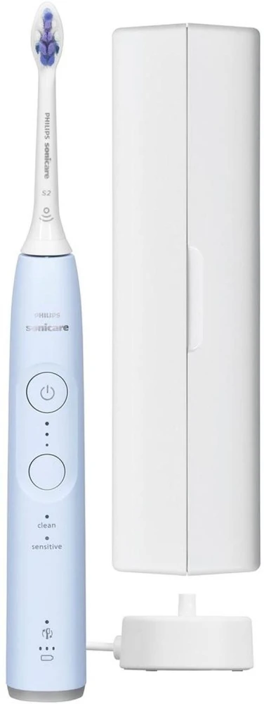 Elektrinis dantų šepetėlis Philips Sonicare Series 6100 HX7406/02, Žydras