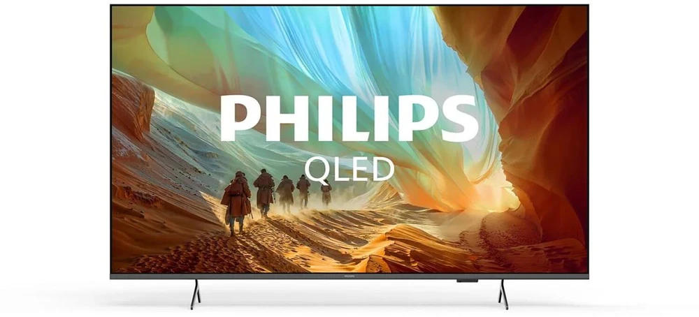 Televizorius Philips 4K QLED Ambilight TV | 65PQS7801/12 | 55" | Smart TV | Titan OS | UHD | Juoda