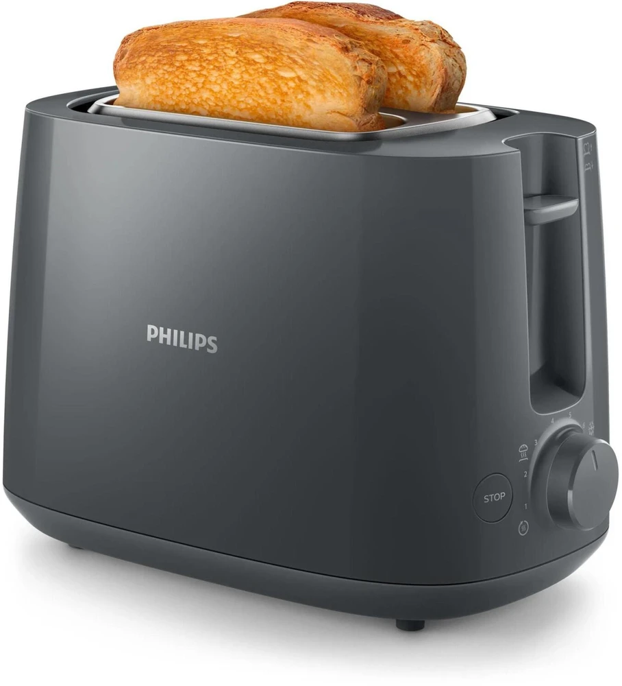 Skrudintuvas Philips Daily Collection HD2581/10 Toaster pilkas