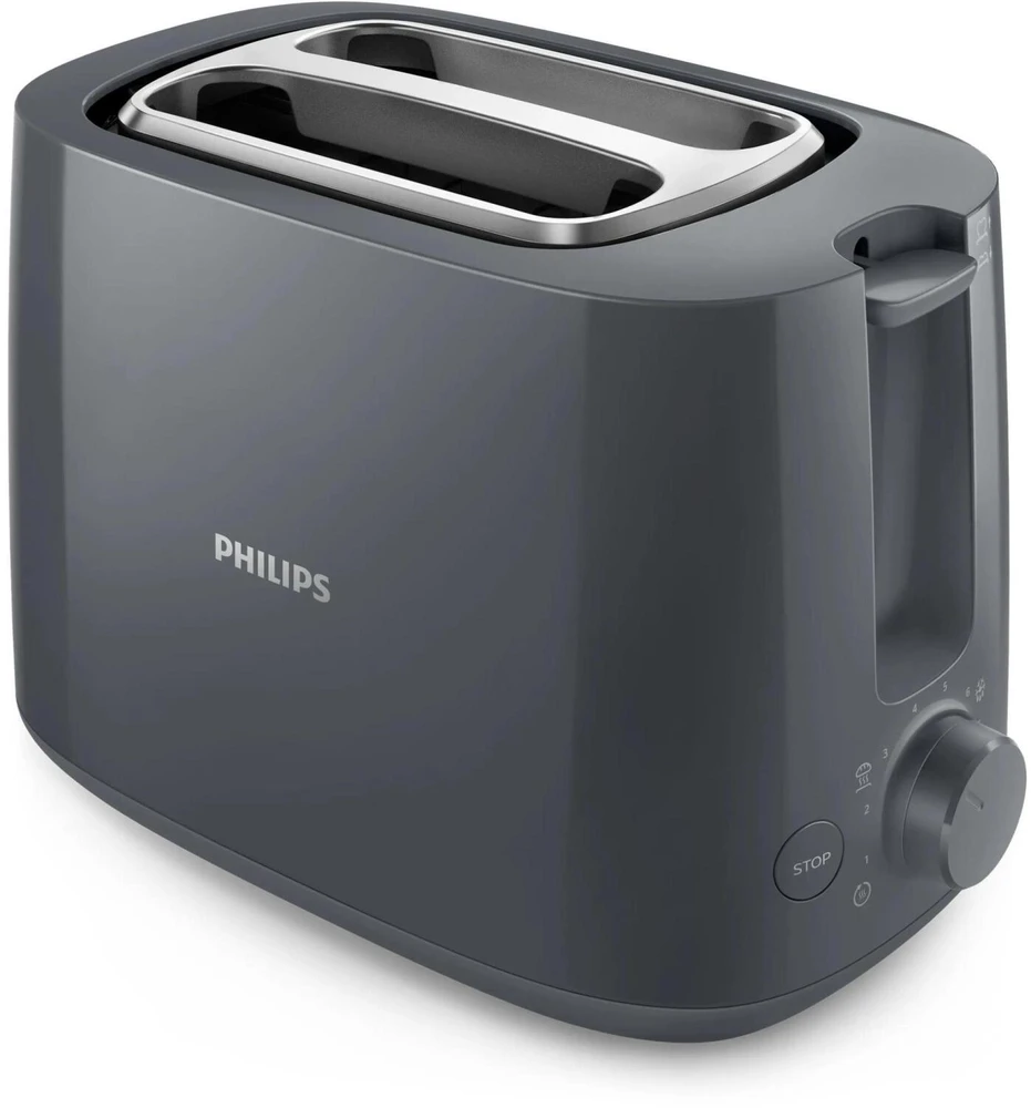 Skrudintuvas Philips Daily Collection HD2581/10 Toaster pilkas