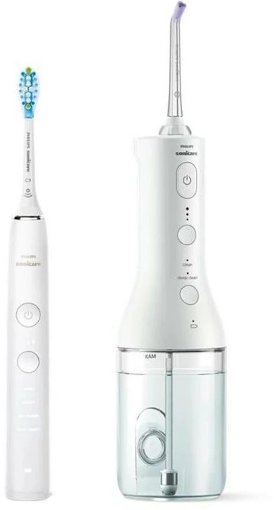 Elektrinis dantų šepetėlis Philips Sonicare Cordless Power Flosser „DiamondClean 9000“  HX3886/41