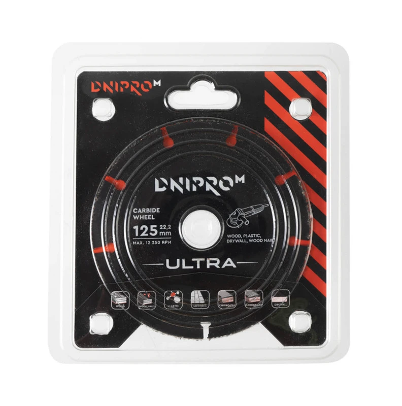 Pjovimo diskas medienai, plastikui ULTRA 125x1x22.2mm DNIPRO-M