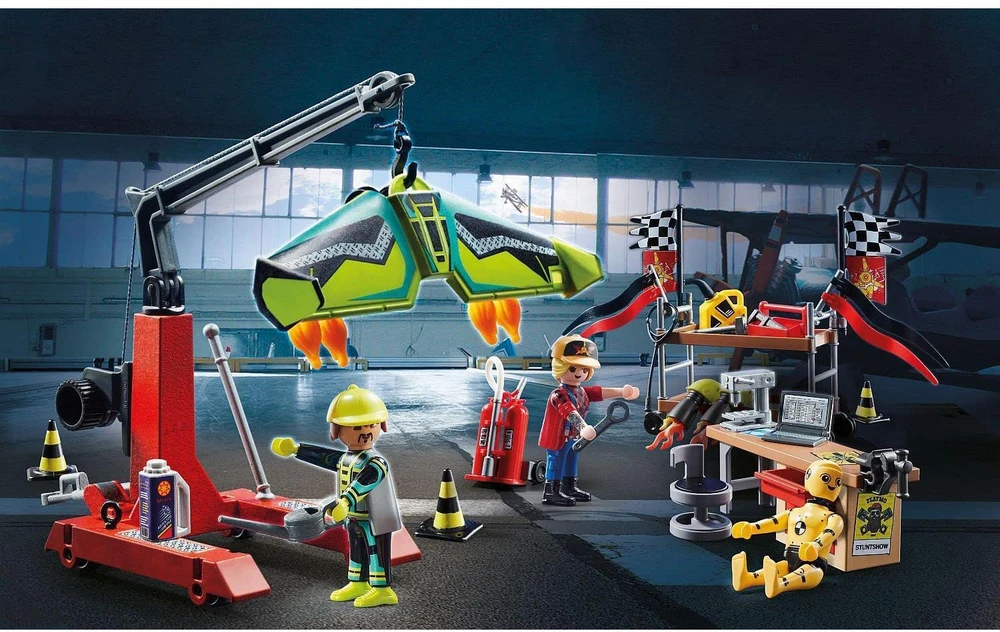 Playmobil PLAYOBIL 70834 Air Stuth Show Degalinės žaislas