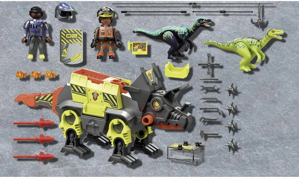 Žaislas - Playmobil Dino Rise Dino Robot (Playmobil 70928, priedai, įvairių spalvų)