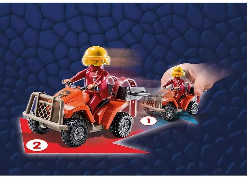 Playmobil Rinkinys su figurkami Dragons 71085 Icaris Quad & Phil