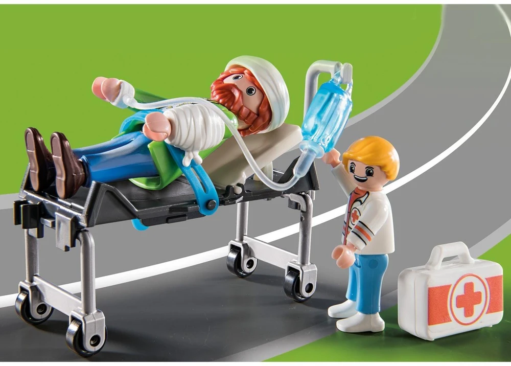 Playmobil Rinkinys figūrėlės ANTIS ON CALL 70913 Važiuoklė greitoji pagalba