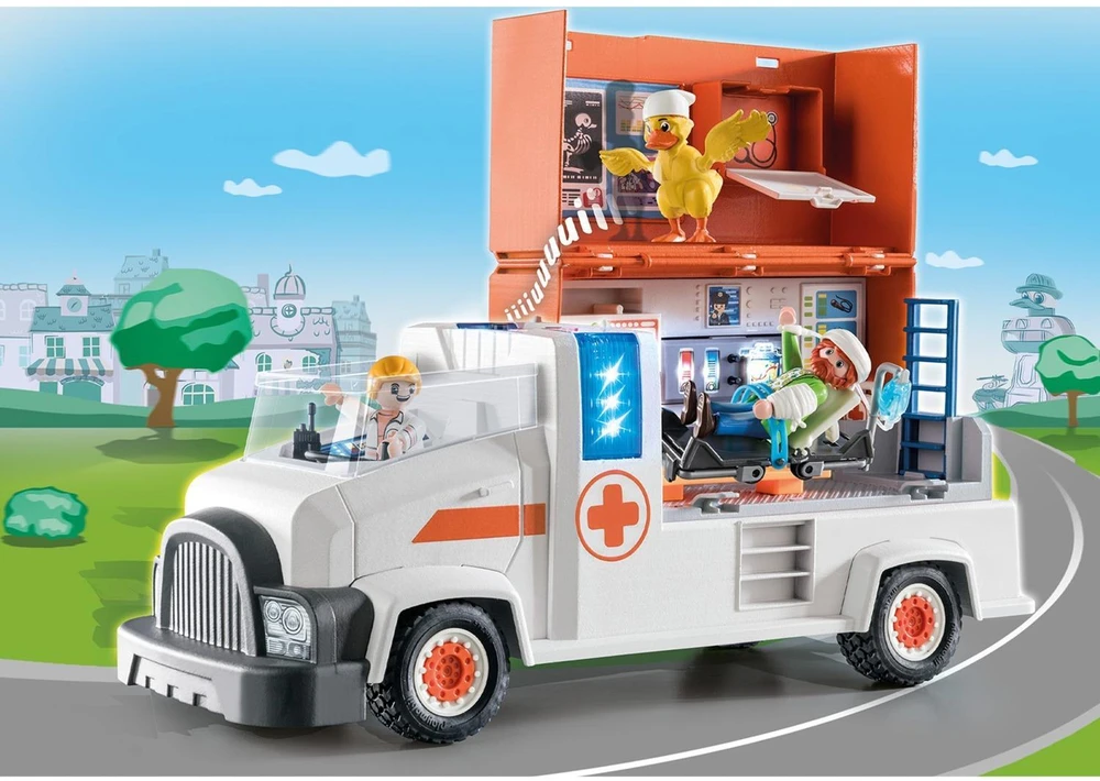 Playmobil Rinkinys figūrėlės ANTIS ON CALL 70913 Važiuoklė greitoji pagalba