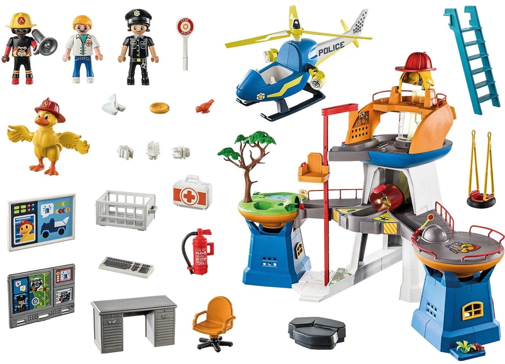 Playmobil „Duck on Call 70910“ būstinės figūrėlių rinkinys