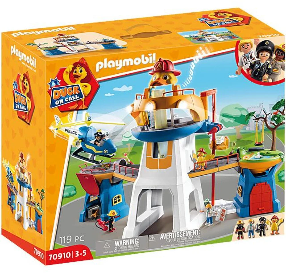Playmobil „Duck on Call 70910“ būstinės figūrėlių rinkinys