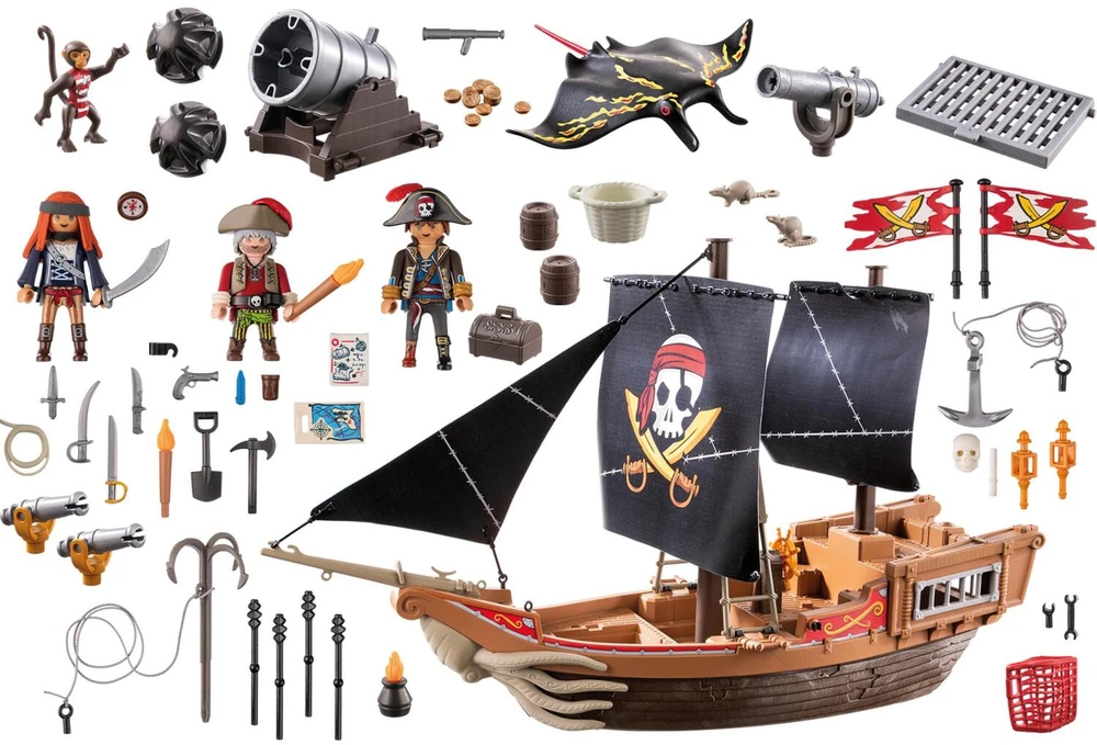 71530 PLAYMOBIL® Pirates, piratų laivas