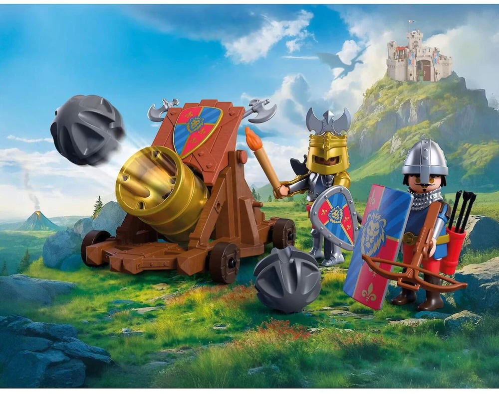 PLAYMOBIL – Šaunamasis liūtas riteriai (72115)