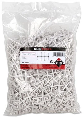 Rubi Kryžiukai plytelėms 1.5 mm, 1000 vnt.