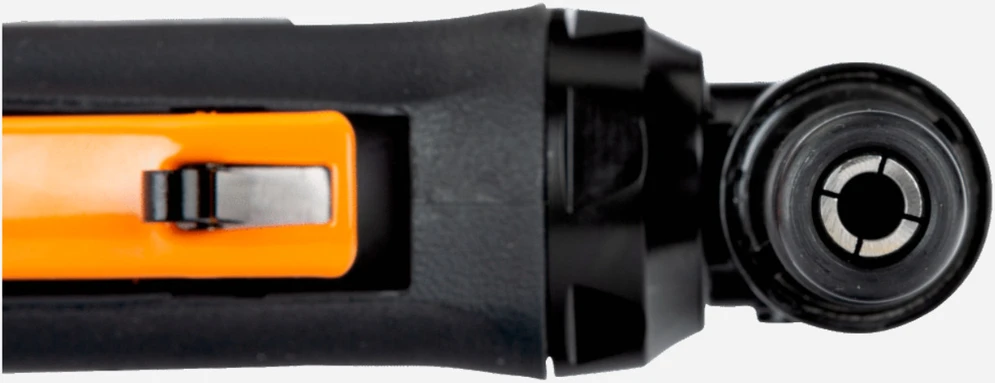 Bahco Kampinis pneumatinis šlifuoklis su griebtuvu, 3 ir 6mm griebtuvai kompl. 20000 aps/min 170mm.