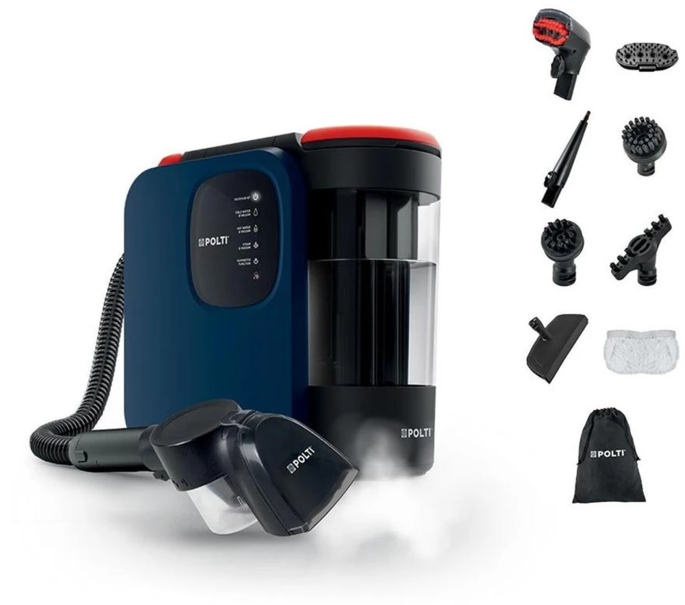Polti Steam cleaner | StainOver Pet SC40 | Power 2000 W | Vanduo tank capacity 1.6 L | Mėlyna/Juodas