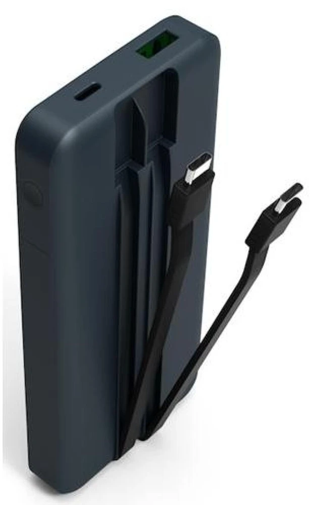 PORT CONNECT Išorinės baterijos 2 x USB-C PD | 10000 mAh | Mėlyna