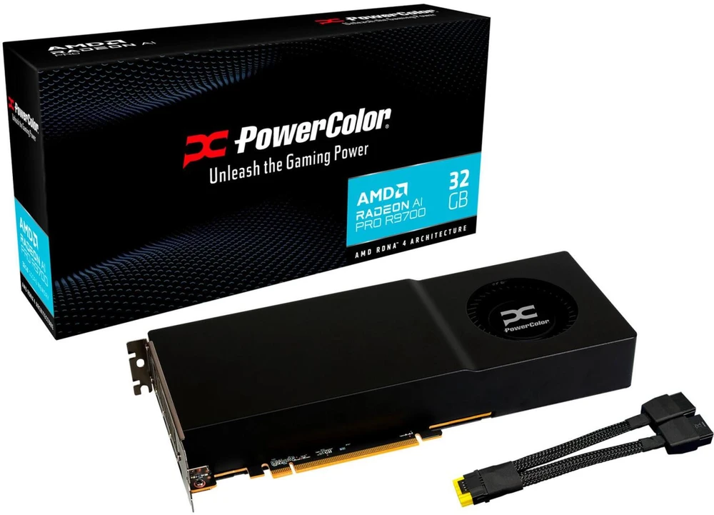 PowerColor Radeon AI PRO R9700 AMD 32 GB GDDR6