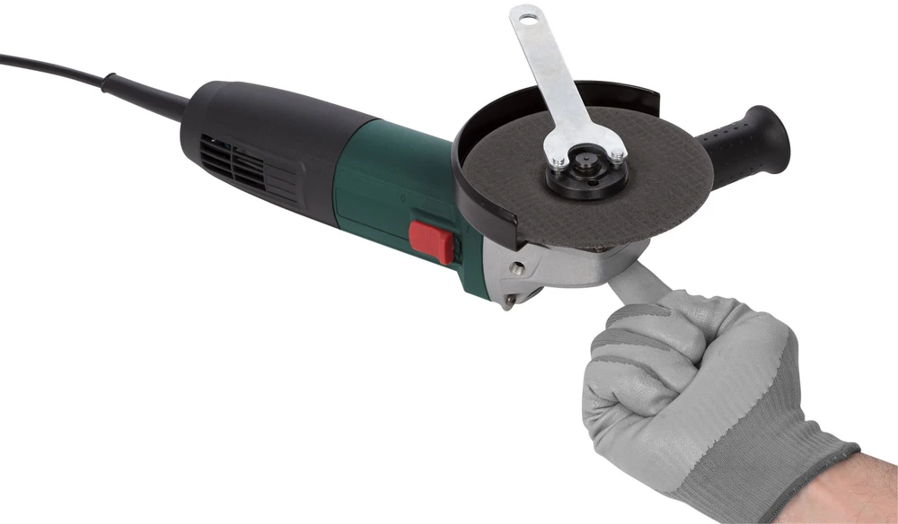 Powerplus Kampinis šlifuoklis POWP1020, 850W, 125mm, 220-240V, 50Hz, 11000min-1, 98dB(A), 4m maitinimo laidas