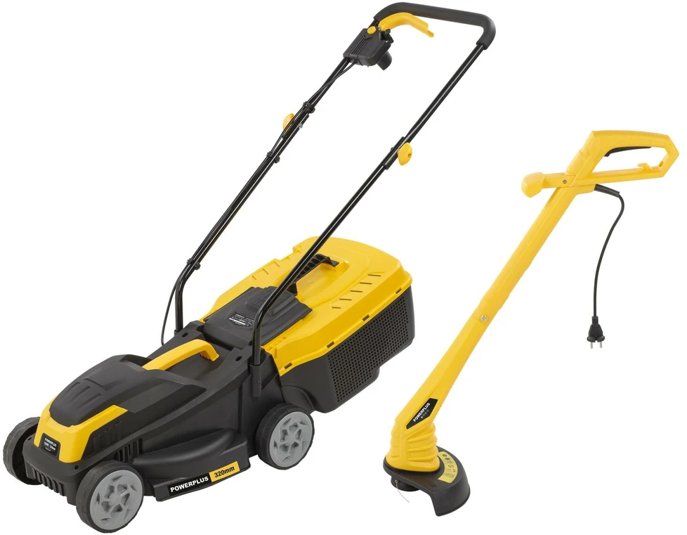 Powerplus POWXG62205T sodo įrankių rinkinys, 1300W, 320mm, 250W, 30L, 25-65mm, 3 pad., 87-92,5cm, 250m²